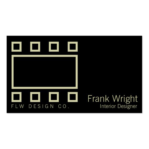 Wright Rectangles & Squares Business Card (front side)
