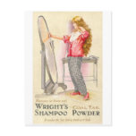 Wrights Shampoo Powder Post Card