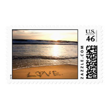 Wriiten with Love Postage Stamp