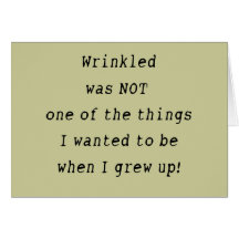 Wrinkled Card