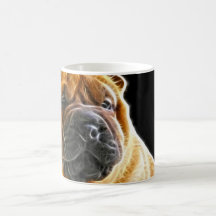 Wrinkles, The Chinese Shar Pei Puppy Dog Mugs