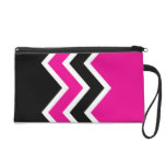 Wristlet Retro Zig Zag Chevron Pattern