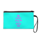 [Crown] keep calm and kiss me  Wristlets Bags