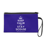 [Knitting crown] keep calm and stay scouse  Wristlets Bags