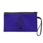 [Crown] keep calm and adore lujain.k [Love heart]  Wristlets Bags