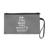 [No Crown] you must know what's good?  Wristlets Bags