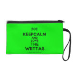 [UK Flag] keepcalm and love the wettas  Wristlets Bags