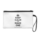[Crown] keep calm and make one  Wristlets Bags