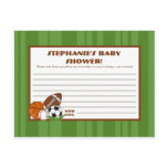Writable Advice Card All-Star Green Post Card