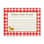 Writable Advice Card Red Barn Farm Animals Postcards
