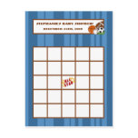 Writable Bingo Card All-Star Blue Postcards