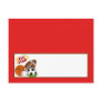 Writable Place Card All-Star Red Post Card