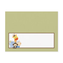 Writable Place Card Jungle Play Postcards