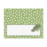 Writable Place Card Safari Jungle Alligator Postcards