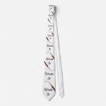 Write It  With Pencils Neck Tie