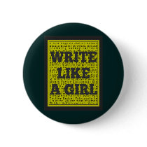 Write Like a Girl Charcoal Pin