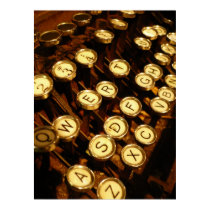 Write Me - letter keys posters