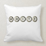 Write Typewriter Keys Pillow