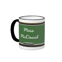 Write Your Teacher's Name Mugs