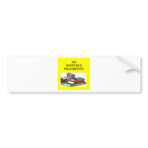 WRITER5 bumper stickers