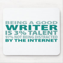 Writer 3% Talent mousepads