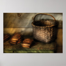 Writer - A Basket and some Books Poster