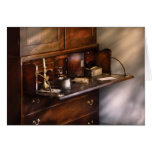 Writer - A stately desk Greeting Card