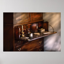 Writer - A stately desk Poster