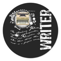 Writer Alchemy Round Stickers