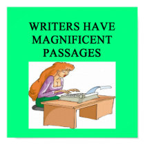WRITER and author design posters