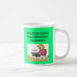 WRITER and author joke, WRITER and author joke Coffee Mugs