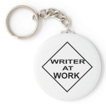 Writer at Work - Gift for Writers Keychains