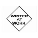 Writer at Work - Gift for Writers Post Card