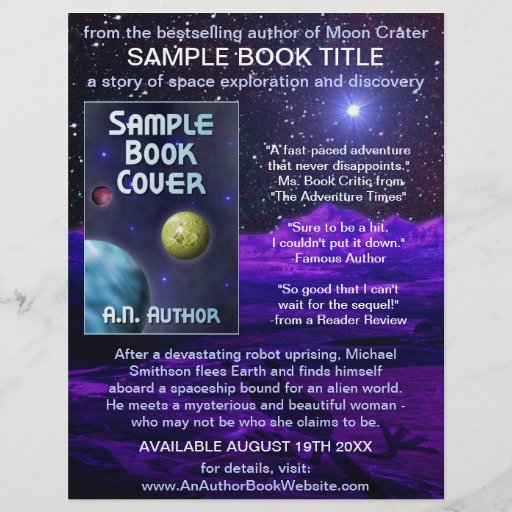 416+ Author Flyers, Author Flyer Templates and Printing Zazzle