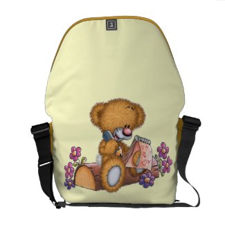 Writer Bear Courier Bag