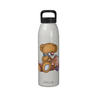 Writer Bear Drinking Bottles