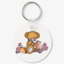 Writer Bear keychains