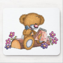 Writer Bear mousepads