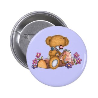 Writer Bear Pin