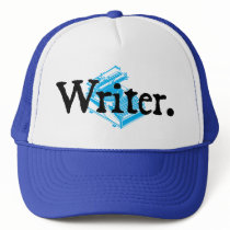 Writer (black lettering) hats