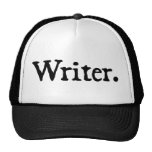 Writer (black lettering) trucker hats