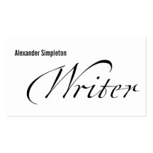 Writer Business Card