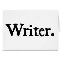 Writer. cards by TerryBain Writer. cards