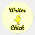 Writer Chick Sticker