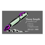 Writer Editor 4 Stylish Creative Business Cards