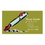 Writer Editor 4 Stylish Creative Business Cards