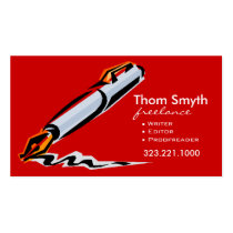Writer Editor 4 Stylish Creative Business Cards business cards