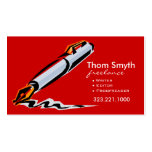 Writer Editor 4 Stylish Creative Business Cards
