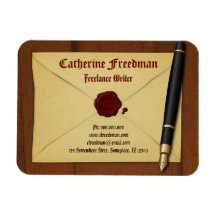 Writer Editor Author Small Flexi Magnets