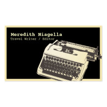 Writer / Editor / Authors Business Card Template